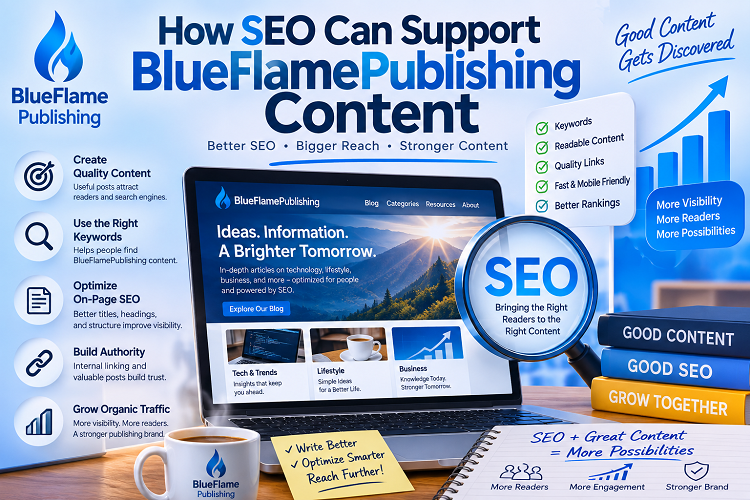How SEO Can Support BlueFlamePublishing Content