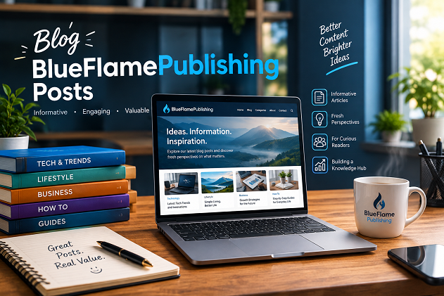 Blog BlueFlamePublishing Posts: A Detailed Guide to Content, Topics, and Value blog blueflamepublishing posts